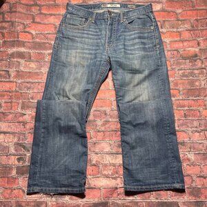 Buckle Jeans BKE Tyler Men’s Size 31S Mid Rise Bootleg Distressed Look